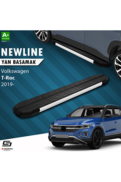 S Dizayn S-dizayn Vw T-roc Newline Aluminyum Yan Basamak 179 Cm 2019 Üzeri
