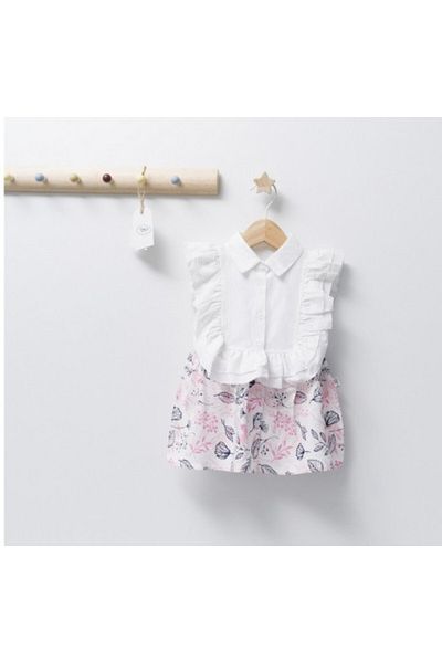 Tongs Baby Rochita de fetita, Tongs baby, Roz, 6-9 luni