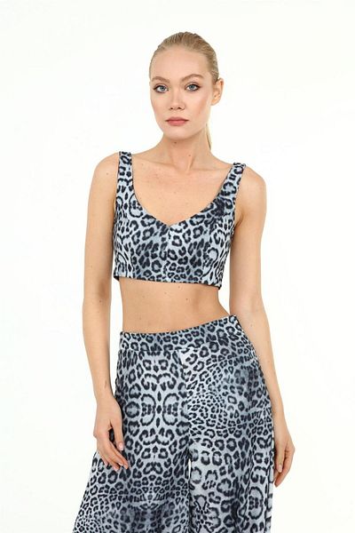 HomeStore BUSTIER MIT LEOPARDENMUSTER