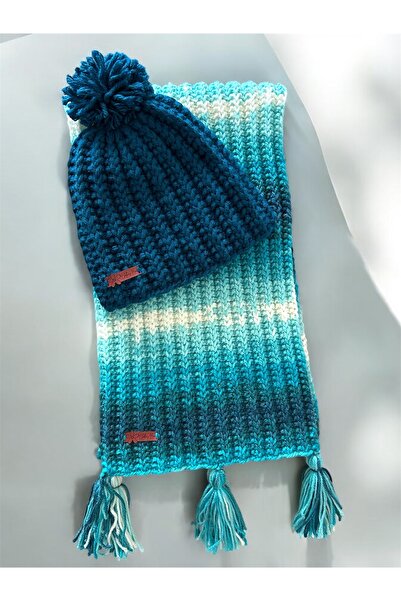 Clothes Box Set de berete cu eșarfă groasă premium tricotate manual