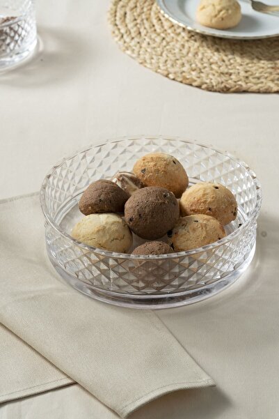 Glamis Selen Concept Tırtıl Model El Yapımı Cam Sunum Kasesi