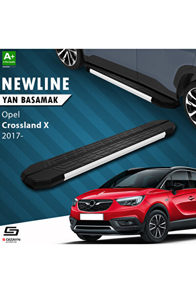 S Dizayn S-dizayn Opel Crossland X Newline Aluminyum Yan Basamak 179 Cm 2017 ...