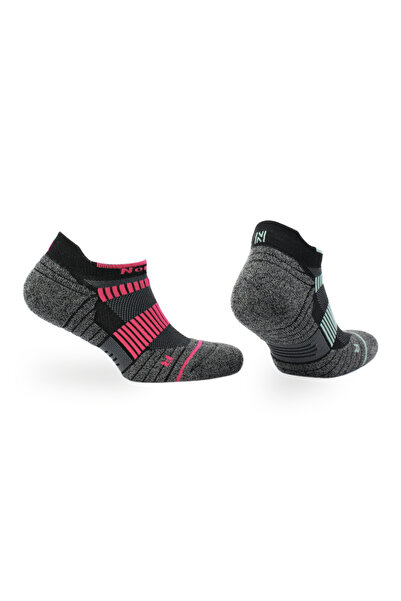 NORFOLK Lynx Pro Prolen Dry Touch Short Cut Hiking and Running Socks Pink/Turquoise