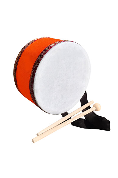 HAMAHA Eğitici Ahşap Oyuncak | Eğlenceli Ritim Çocuk Davulu Iki Çubuklu ve As...