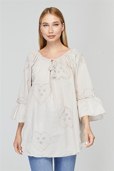 HomeStore Μπλούζα με ανάγλυφο σχέδιο καρδιάς