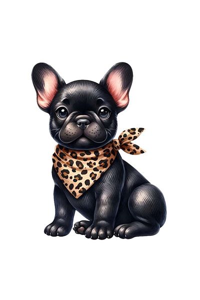MegaSticker Autocolant Pug negru - 13x11 Cm pentru masina, motocicleta, casca, laptop, geam