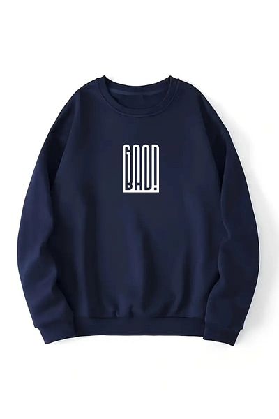 Karatopak Hanorac oversize unisex cu imprimeu Good Bad