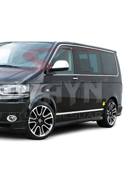 S Dizayn S-Dizayn VW T6 Transporter Krom Yan Kapı Çıtası 7 Prç. (U.Şasi) 2015...
