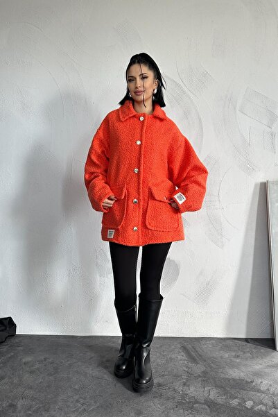 Elbee Fashion Woman М'яка куртка з кишенями