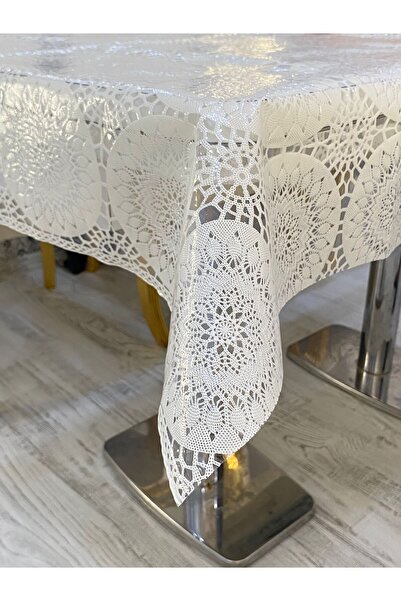 Genel Markalar Pvc Şeffaf Hasır Masa Örtüsü Silinebilir Lüks Masa Örtüsü Su Geçirmez Muşamba Sofra Bezi