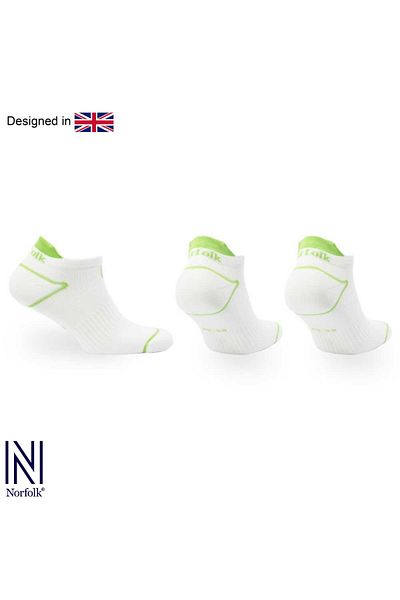 NORFOLK Чорапи за бягане и ходене Caretta Eco-Friendly Repreve® с ниска талия, 3 броя