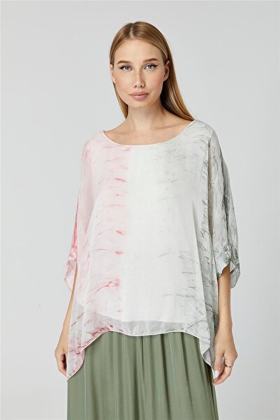 HomeStore İpek Degrade Omuzlar Payetli Bluz