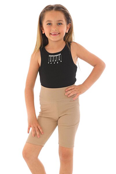 zepkids Κοριτσίστικο κολάν σε μπεζ χρώμα