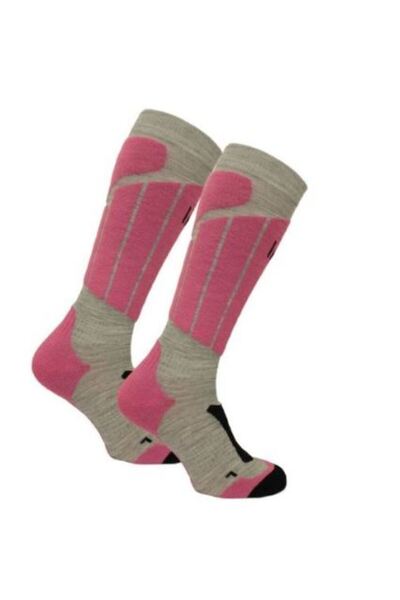 NORFOLK Aspen Pink Thermal Ski and Snowboard Socks