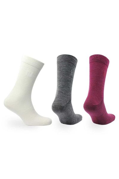 NORFOLK Чорапи Stockholm Merino Thin Against Theatre, 3 чифта, ежедневни, с фина плетка, Bgb