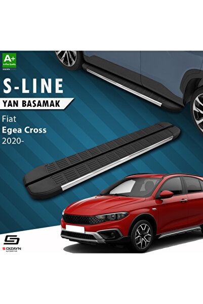 S Dizayn Fiat Egea Cross S-Line Krom Yan Basamak 183 Cm 2020 Üzeri A+ Kalite ...