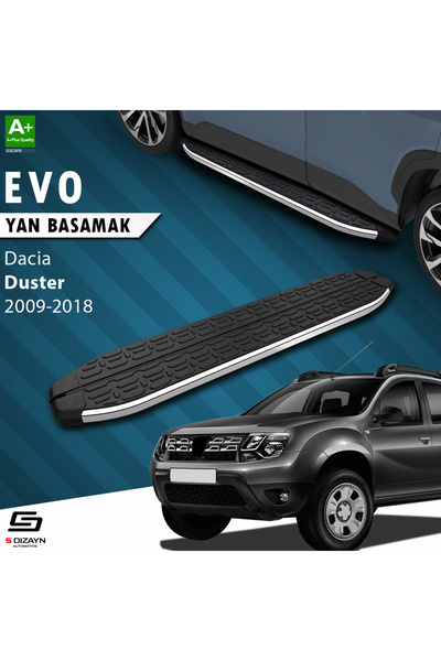 S Dizayn Dacia Duster Evo Krom Yan Basamak 173 Cm 2009-2018 A+ Kalite DC-DU1-...