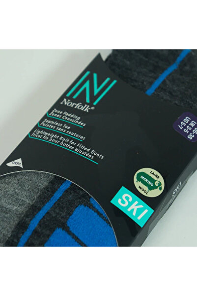 NORFOLK Синя куртка Куршевель Меринос Yunu Легка лижна куртка