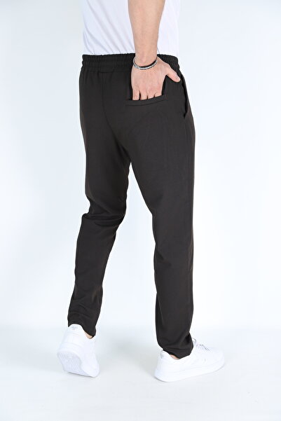 JAGER FABEL Kahverengi Jogger Taykan Dokuma Elastik Erkek Kumaş Pantolon