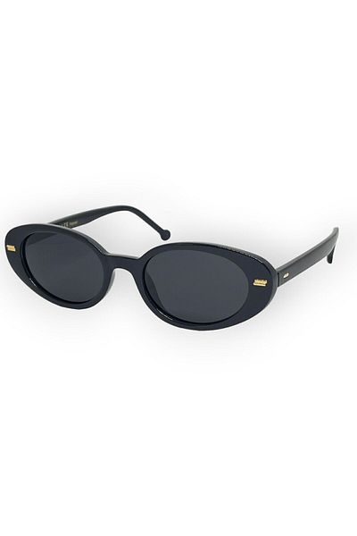 funeyes Black Slanted Seldom Sunglasses Polarized Protected U400 Sturdy New Season Hit Glasses