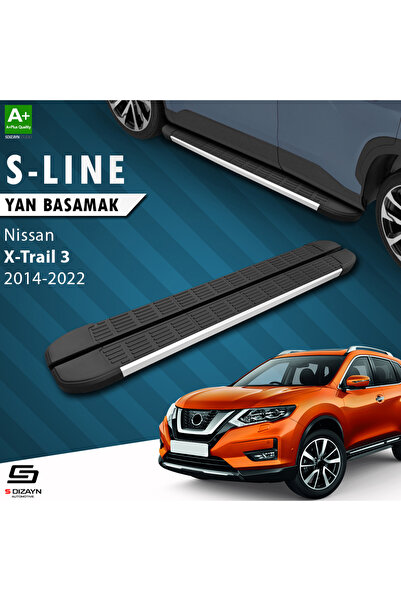 S Dizayn Nissan X-Trail T32 S-Line Aluminyum Yan Basamak 183 Cm 2014-2022 A+ ...