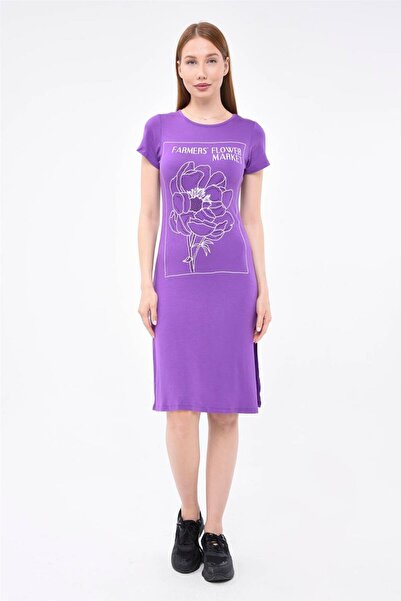 HomeStore Rochie*farmers Flower Market* - Liliac