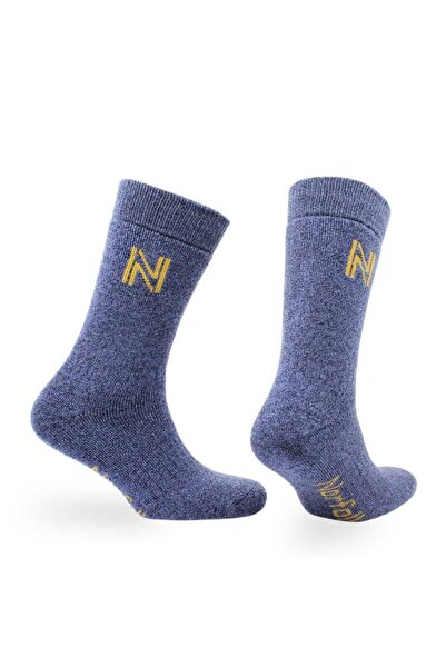 NORFOLK Gabby Merinos Вовна та бамбук Повністю утеплені термошкарпетки для активного відпочинку Сині