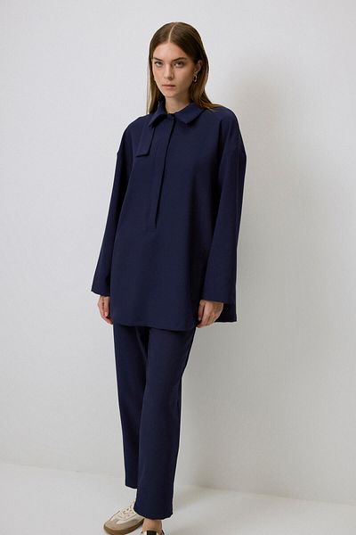 Touché Privé Crepe Tunic and Trousers Set