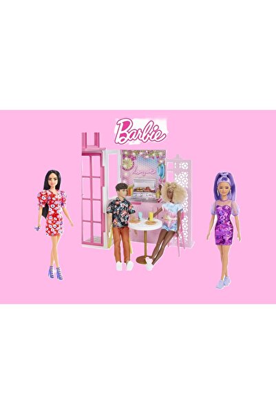 Barbie Portable House with 4 Figures Limited Edition