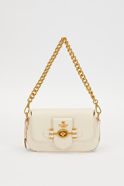 Levidor KREM Çevirme Kilit Omuz Çantası