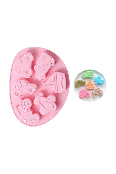 TT Tahtakale Toptancıları Silikon Kek Kalıp Çikolata Araba Figürleri Kalıbı Ş...