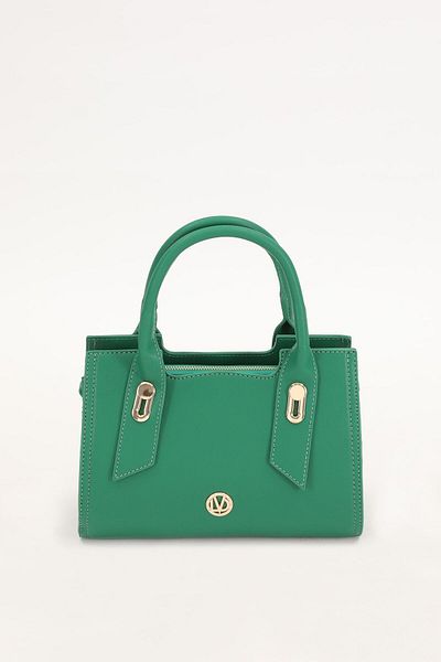Levidor Grass Green Multi-Compartment Handbag