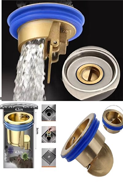 naque Otomatik Açılıp Kapanır Tek Yönlü Duş Valfi Gider Süzgeci Böcek Koku Önleyici Tahliye Kapağı