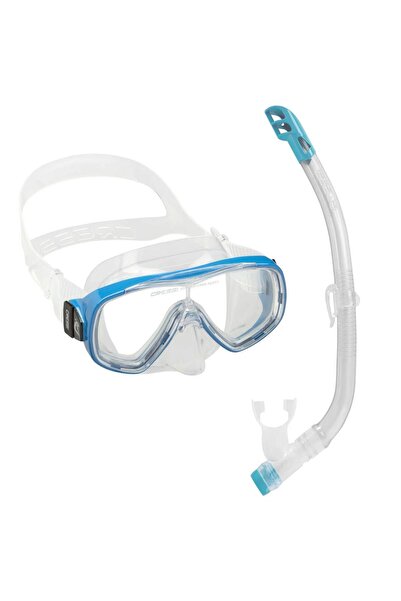 Cressi Ondina Çocuk Dalış Maske Şnorkel Set Mavi
