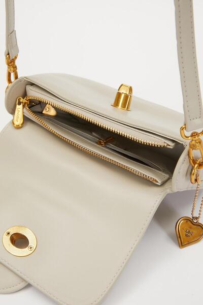 Levidor Τσάντα ώμου με γκρι κλειδαριά