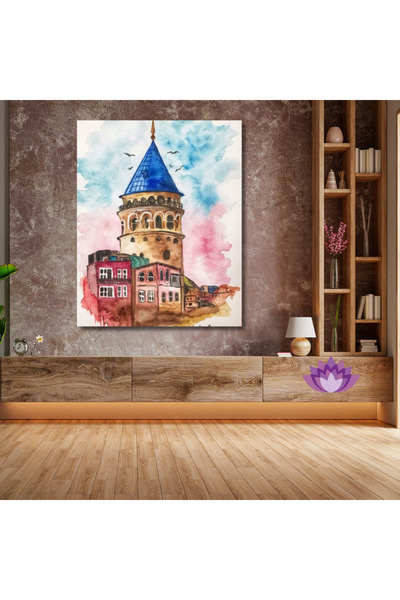 LİLYHOBBYLAND Sayılarla Boyama Hobi Seti (Renkli Baskılı Çerçeveli- Büyük Boy...