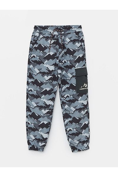 LC Waikiki Fleece Lined Boys' Trousers with Elastic Waist