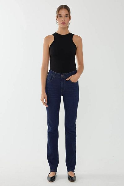 Hiccup Pantaloni slim din denim cu talie înaltă