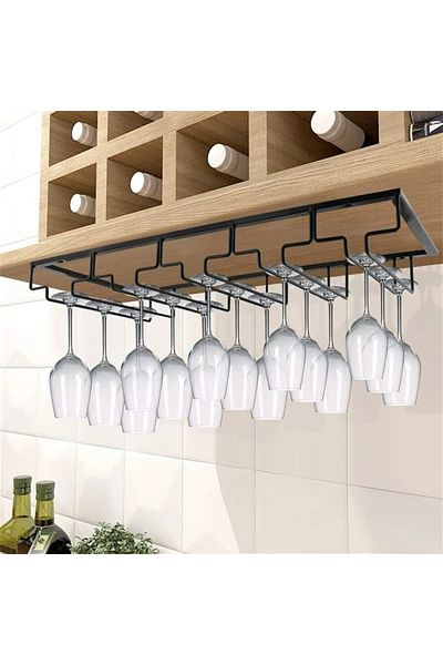 MERZANA Metal Goblet Holder, Metal Goblet Hanger