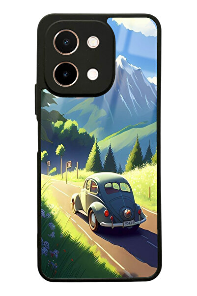 Spoyi Vivo Y28 Tosbaha Tasarımlı Glossy Telefon Kılıfı