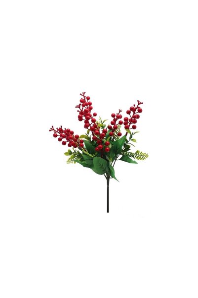 fesleğen çiçek Artificial New Year Coquina Bunch 5 Branches 40 Cm
