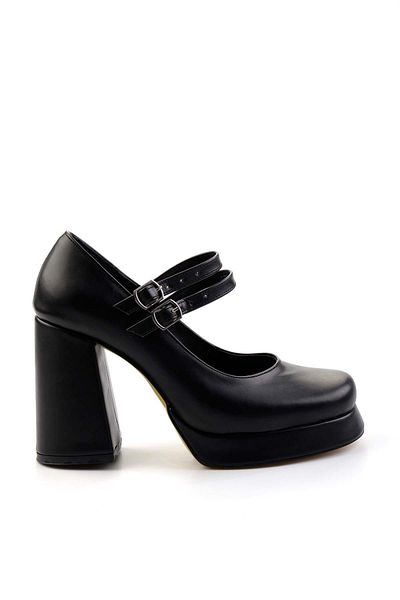 Bambi Pantofi cu toc clasici de damă negri K01671404009