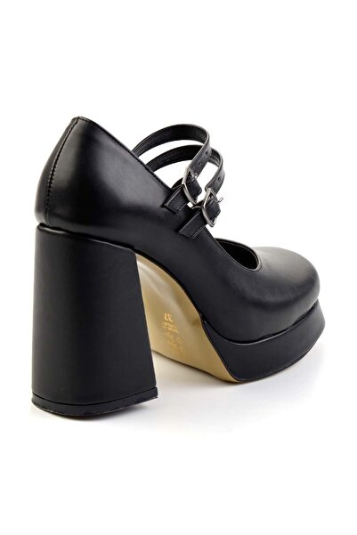 Bambi Siyah Kadın Klasik Topuklu Ayakkabı K01671404009