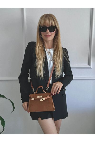 mèche atelier since 2024 Geantă de mână și de umăr pentru femei Taba Paris Suede
