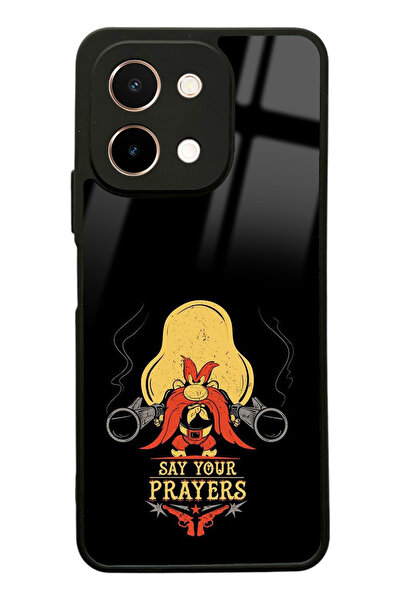 Spoyi Vivo Y28 Say Your Prayers Tasarımlı Glossy Telefon Kılıfı