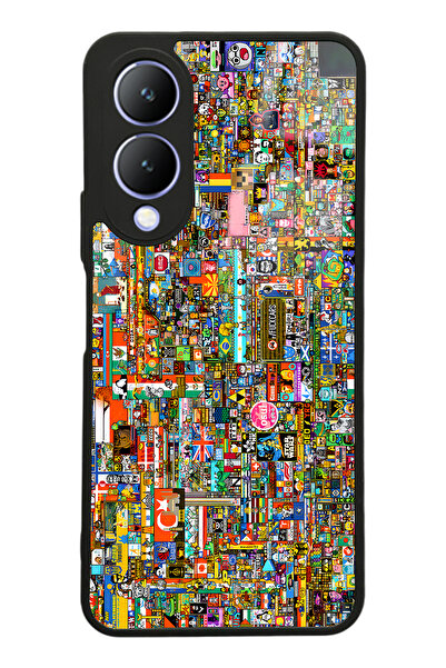 Spoyi Vivo Y17s R/Place Hatıra Tasarımlı Glossy Telefon Kılıfı