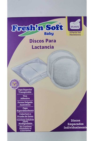 FRESHNSOFT Breast Pad 30X3 = 90 Pieces (Single Hygienic Packs)