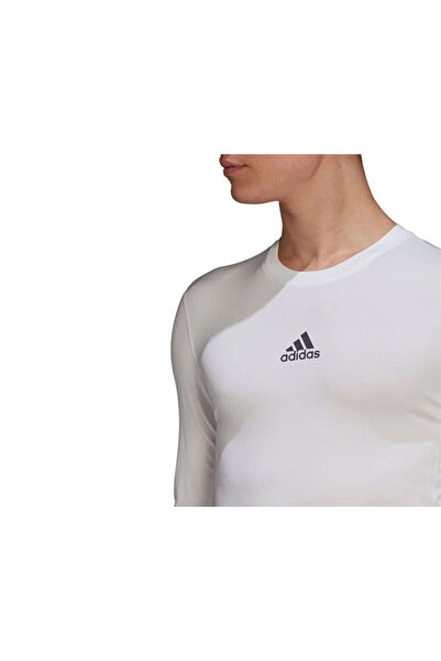 adidas Ανδρικά μακρυμάνικα ποδοσφαιρικά λευκά εσώρουχα - Tf Ls Top M, GU7334