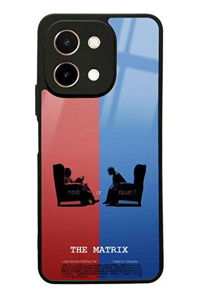 Spoyi Vivo Y28 The Matrix Tasarımlı Glossy Telefon Kılıfı