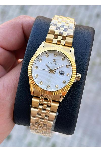 DAVID GUNER Waterproof Steel Case Steel Cord Women's Wristwatch